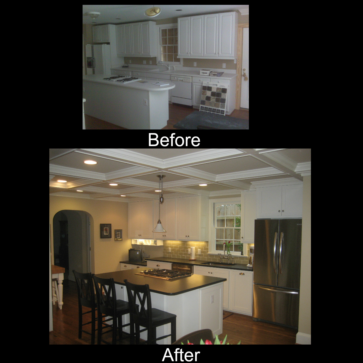Paso Robles kitchen before and after remodeling